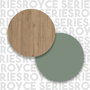 Hanah Home Armario Multiusos RE7-SY Roble y Verde